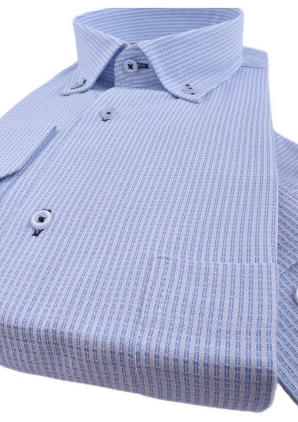 ADV-2009 Klasik Uzun Kol Gömlek /mavi/l fırsatları