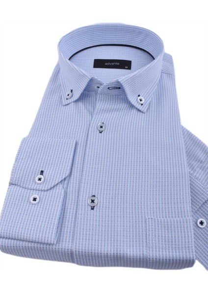 ADV-2009 Klasik Uzun Kol Gömlek /mavi/l indirimleri