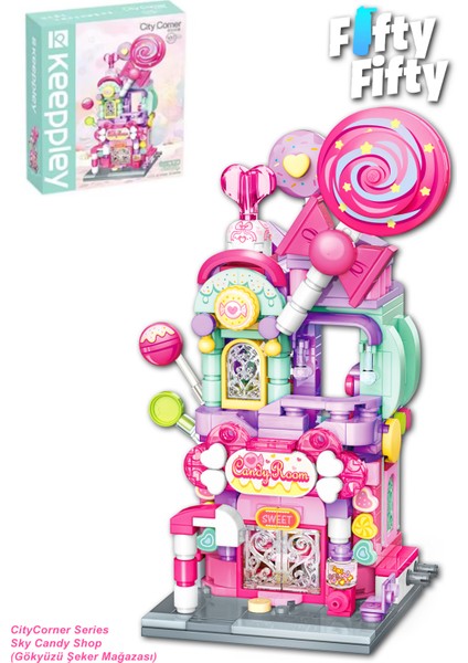 Keeppley City Corner/şehir Köşesi Serisi Gökyüzü Şeker Mağazası (358 Parça) Oyuncak Yapım Seti 28012 fiyatları