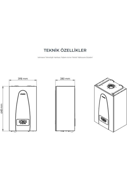 Albatros 24KW Tam Yoğuşmalı Kombi
