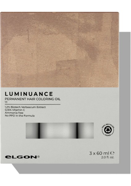 Luminuance 1:1 - Erkek Piqment Boya - 3 x 60 ml -  Grigio Gr3