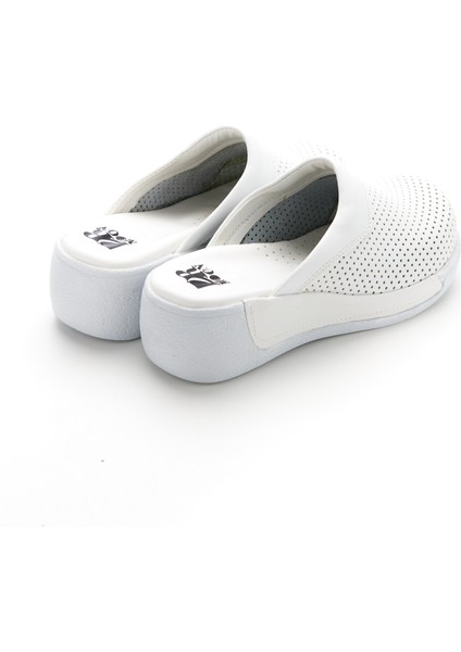 Beyaz Ortopedik Airmax Taban Sabo Terlik