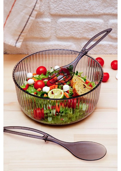 Kaşıklı Salata Kasesi