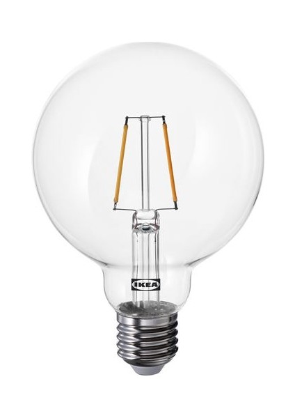 Ikea Lunnom LED Ampul E27, Işık Rengi: Sıcak Işık (2200 Kelvin), 150 Lm