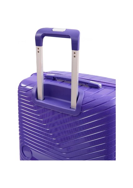 Orta Boy Polipropilen Valiz 5239-M Mor