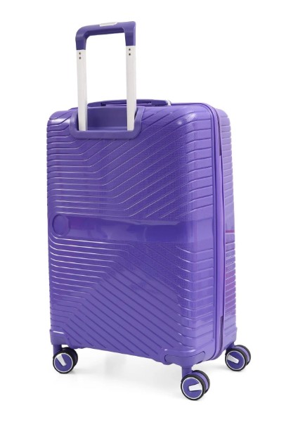 Orta Boy Polipropilen Valiz 5239-M Mor