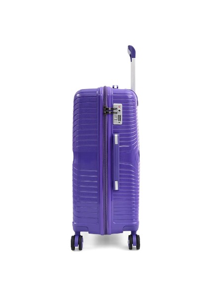 Orta Boy Polipropilen Valiz 5239-M Mor