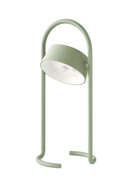 Ikea Solvınden Led'li Masa Lambası, Yeşil, 29 Cm, Pilli