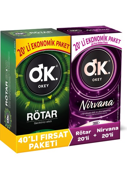 Nirvana 20LI + Rötar 20LI Prezervatif