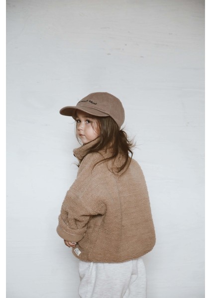 Sütlü Kahve Wellsoft Yarım Fermuar Çocuk Mont fiyatları