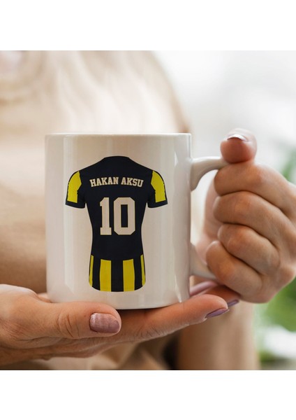 Kişiye Özel Isimli Taraftar Beyaz Kupa Bardak-9, Arkadaşa Hediye, Doğum Günü Hediyesi