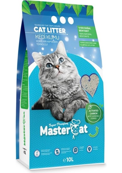 Mastercat Koku Hapseden Teknoloji Kedi Kumu 10L