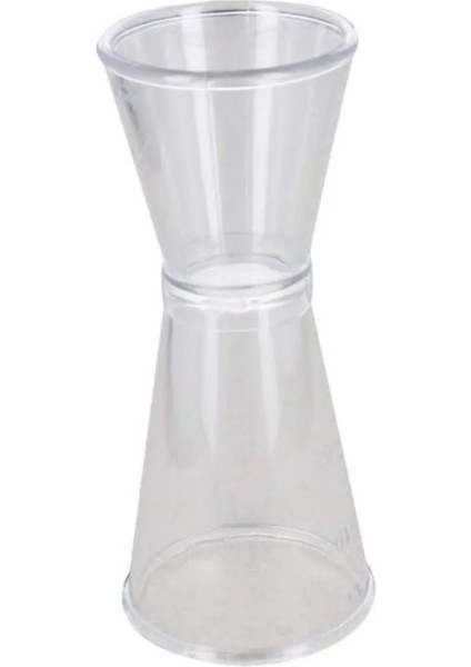 Jigger 2/4 cl Kokteyl Ölçeği Akrilik Bartender Kokteyl Jigger Bar Koktely Malzemesi Ölçek Yazılı