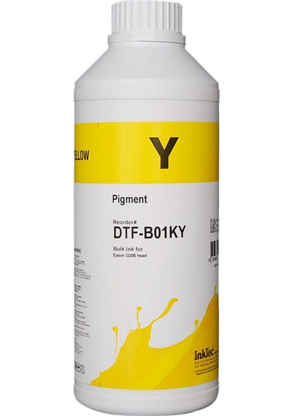 Dtf Transfer Baskı Sarı Mürekkep 1000 ml