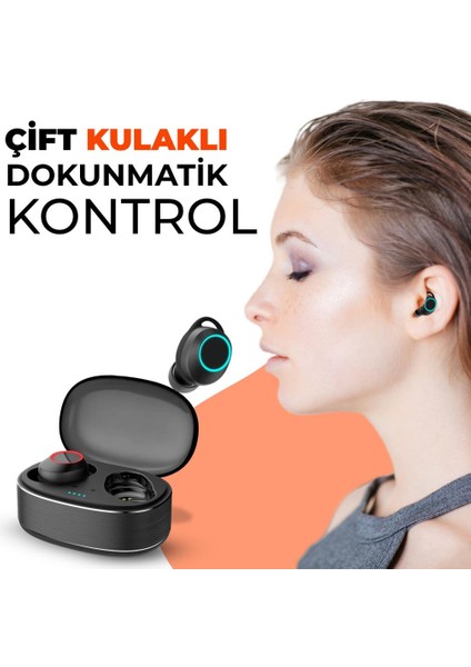 KI23K020 Bluetooth Kulakiçi Kulaklık Siyah