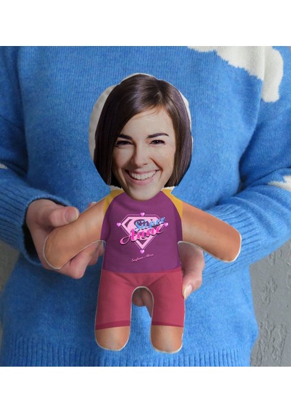 Kişiye Özel Fotoğraflı Pembe Süper Anne Bebek Yastık ve Kupa Bardak Seti-6, Anneye , Anneler Günü leri fiyatları