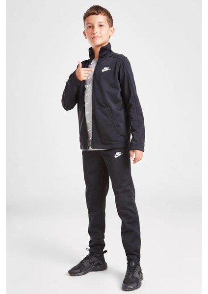 Sportswear Futura Big Kids' Tracksuit Black Çocuk Eşofman Takımı Siyah