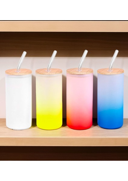 Isimli Dad Tasarımlı Sarı Renk Pipetli Buzlu Cam Bardak 600ML - 9, Babaya Hediye, Doğum Günü Hediyesi modelleri