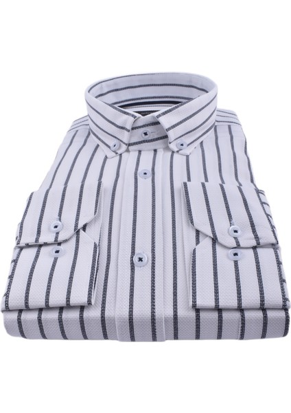 ADV-2010 Klasik Uzun Kol Gömlek/siyah/xl