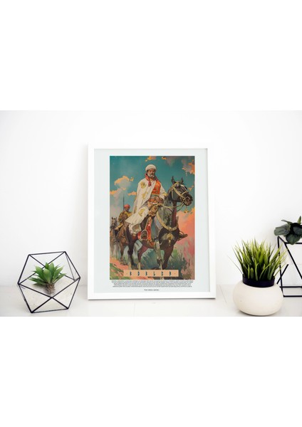 Süvari Sanatsal Tablo, Ofis Duvar Dekor Poster