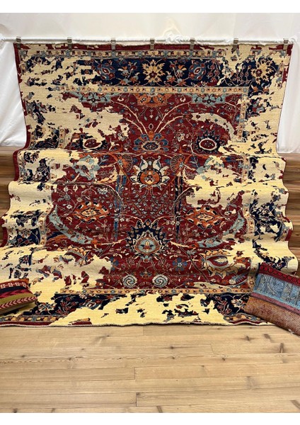 El Dokuma Afgan Halı - 241 X 302