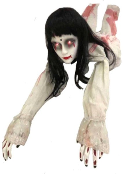 Cadılar Bayramı Sürünen Ölü Gelin Hareketli Halloween Parti Dekoru