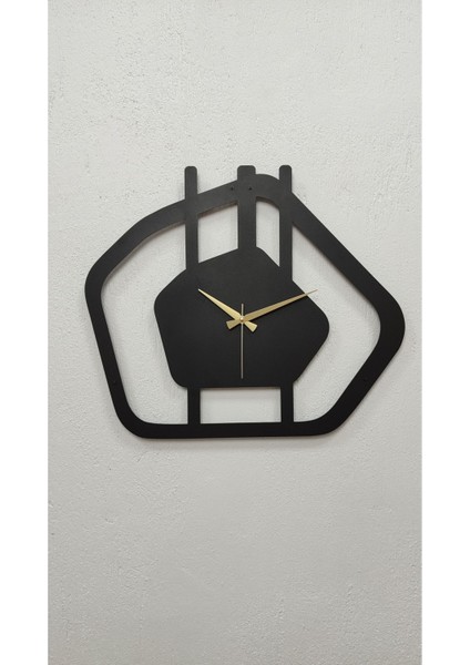 Lima Metal Duvar Saati 1,5 mm Kalınlık 70 x 59 cm Siyah fırsatları