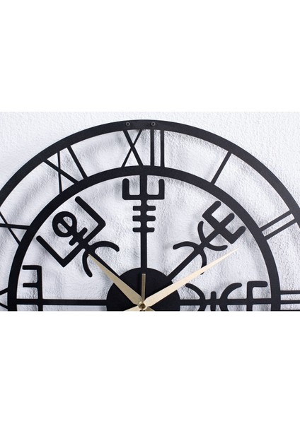 Vegvısır Model Metal Duvar Saati 1,5 mm Kalınlık 50 x 50 cm Siyah fiyatları