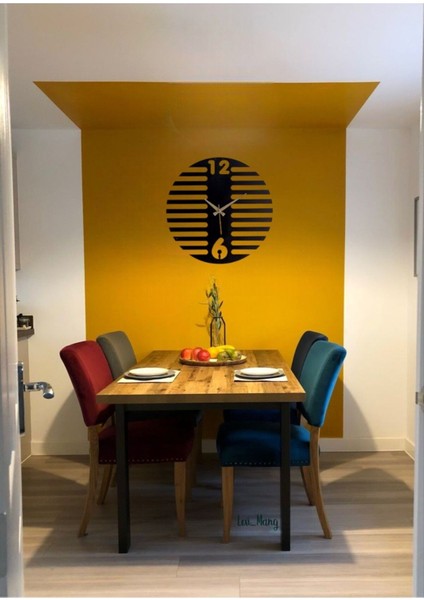 Grıll Metal Duvar Saati 1,5 mm Kalınlık 50 x 50 cm Siyah fiyatları