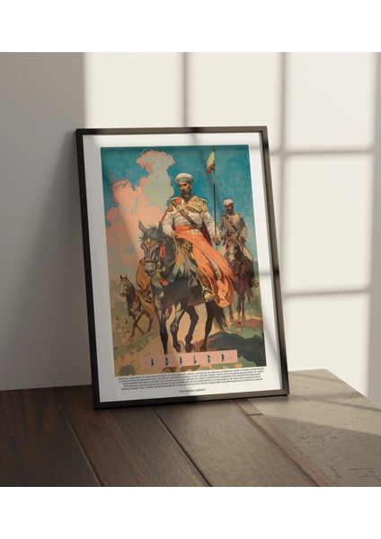 Süvari Sanatsal Tablo, Yatak Odası Duvar Dekor Poster