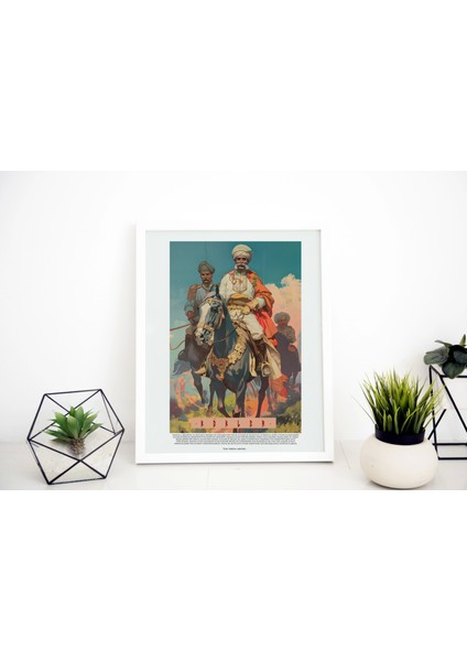 Süvari Sanatsal Tablo, Oturma Odası Duvar Dekor Poster