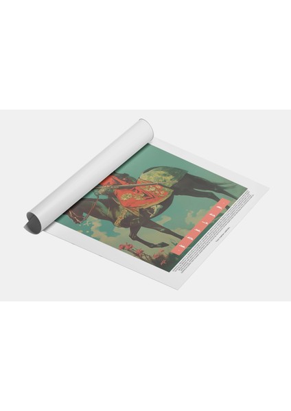 Süvari Sanatsal Tablo, Mutfak Duvar Dekor Poster