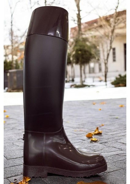 K24991B Bordo Tam Ortopedik Kadın Casual Günlük Yağmur Çizmesi modelleri