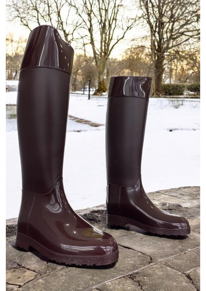 K24991B Bordo Tam Ortopedik Kadın Casual Günlük Yağmur Çizmesi fırsatları