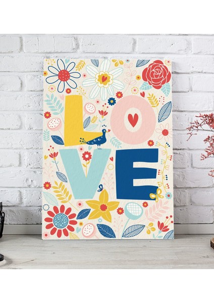 Kişiye Özel Sevgili Temalı duvar Dekoru Kanvas Tablo 2’li 30 x 50 cm modelleri