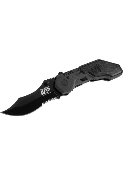 Smith & Wesson® M&p Magıc® Assisted Flipper 2.9" Black Liner Lock Combo Bıçak SWMP1BS