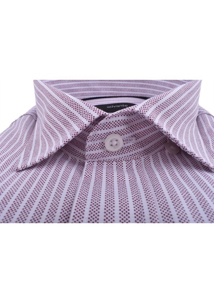 ADV-2011 Klasik Uzun Kol Gömlek/açık Bordo/2xl indirimleri