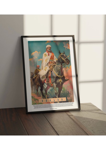 Süvari Sanatsal Tablo, Ofis Duvar Dekor Poster