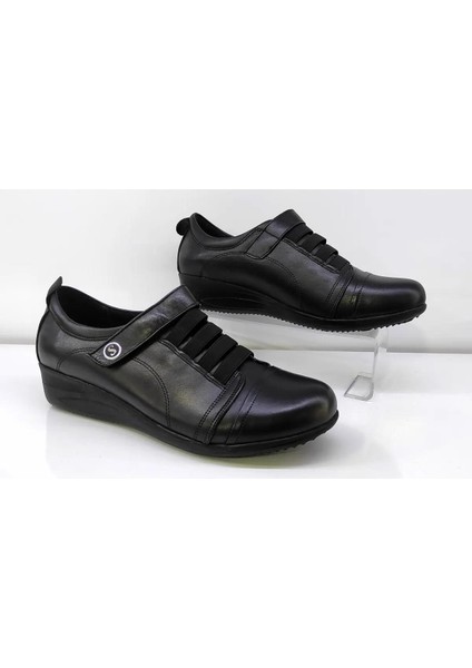 120 Zenne Günlük Ayakkabı Sıyah Cırtlı