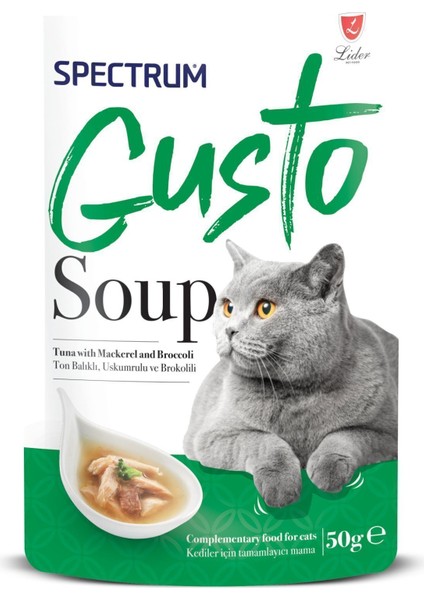 Gusto 5 Farklı Çeşit Kedi Çorbası