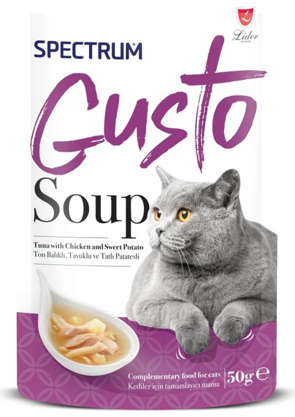 Gusto 5 Farklı Çeşit Kedi Çorbası