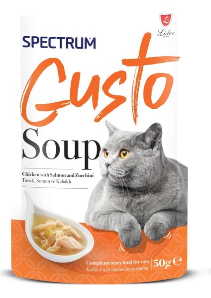 Gusto 5 Farklı Çeşit Kedi Çorbası