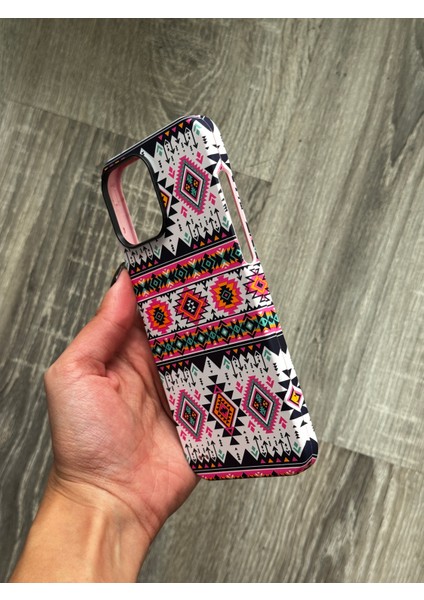 Apple iPhone 14 Pro Uyumlu 360 Ön Arka Full Korumalı Desenli Kılıf