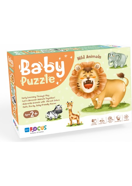 Baby Puzzle - Wıld Anımals (Vahşi Hayvanlar)