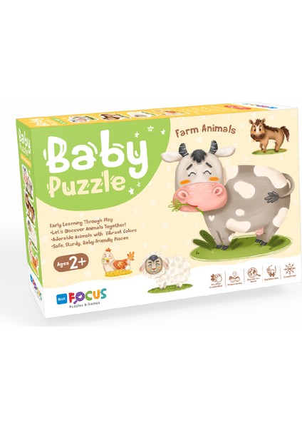 Baby Puzzle - Farm Anımals (Çiftlik Hayvanları)