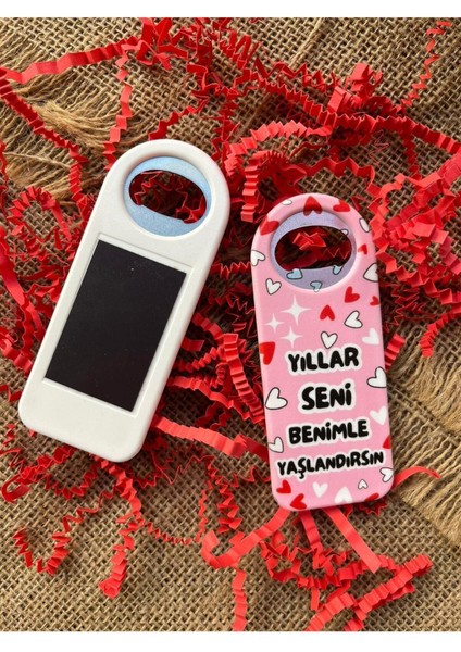 Sevgililer Gününe Özel Yıllar Seni Benimle Yaşlandırsın Magnetli Açacak