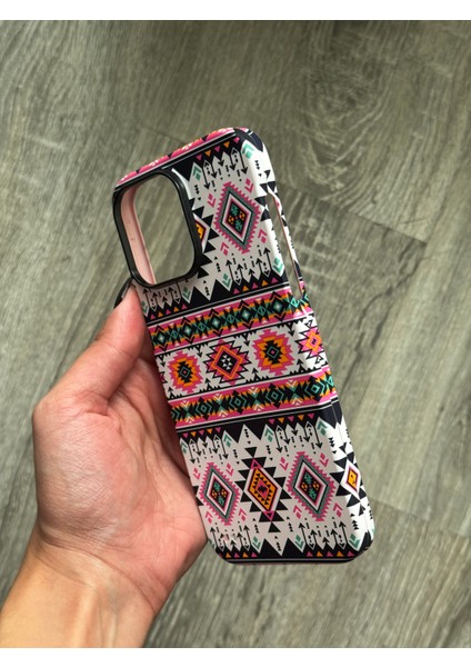 Apple iPhone 14 Pro Uyumlu 360 Ön Arka Full Korumalı Desenli Kılıf