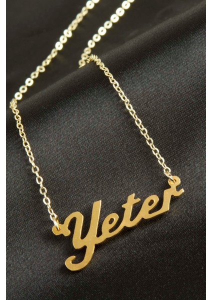 Yeter Isimli Kolye (Kişiye Özel)