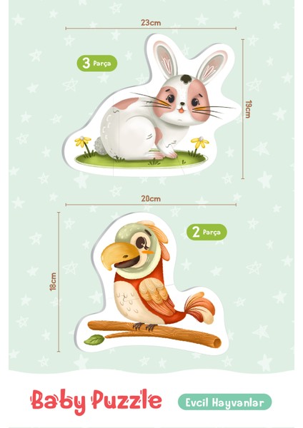 Baby Puzzle - Pet Anımals (Evcil Hayvanlar) fiyatları