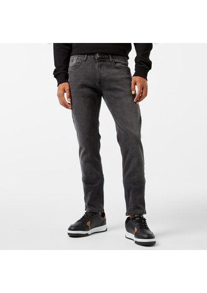 Erkek Gri Slim Fit Denim Pantolon 7P4711T.9BO modelleri